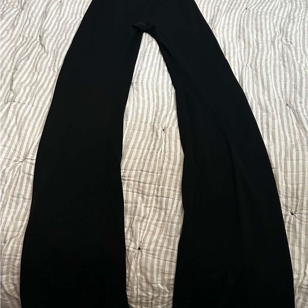 Black Wide-Leg bodysuit/jumpsuit